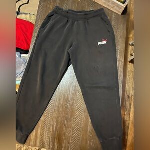 Puma sweatpants.